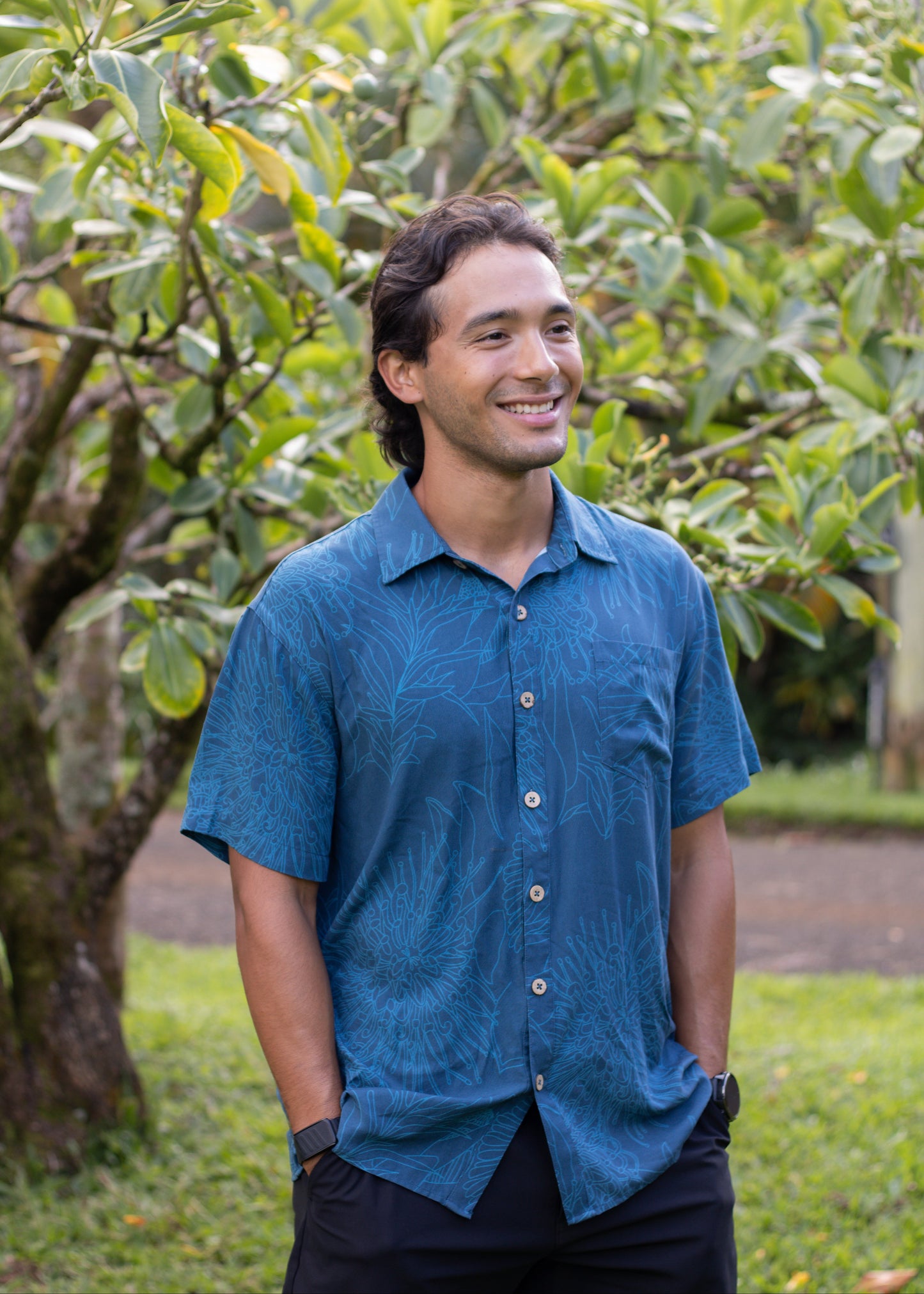 Anuhea Mens Aloha Shirt