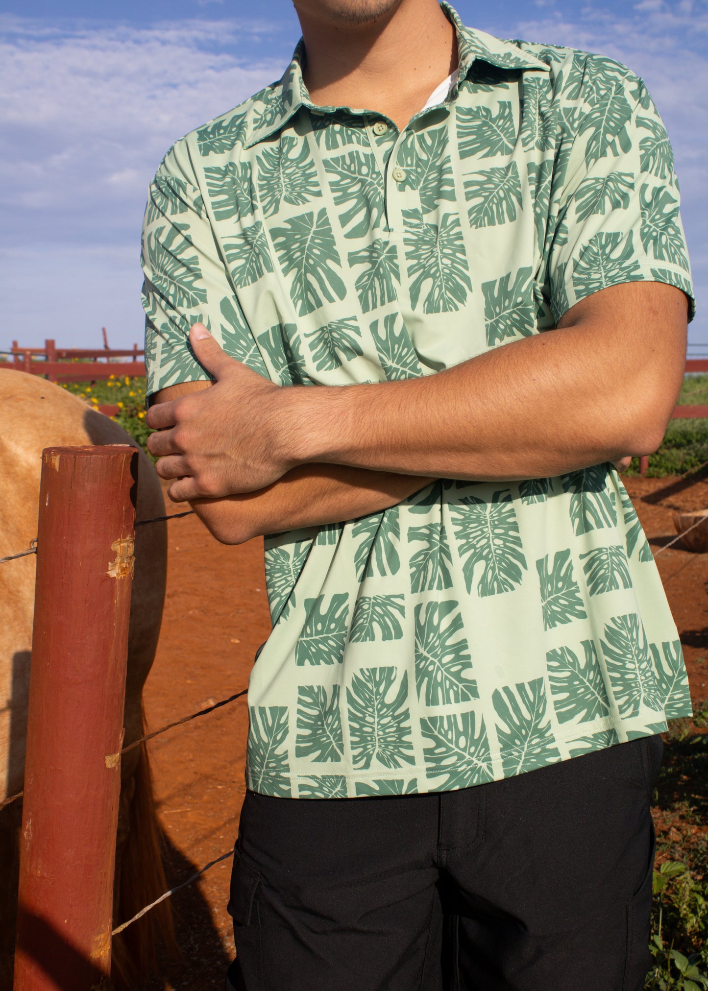 Monstera Men's Polo