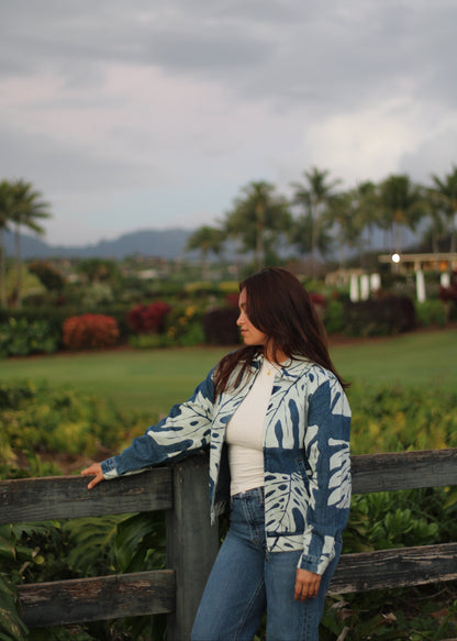 Monstera Denim Jacket