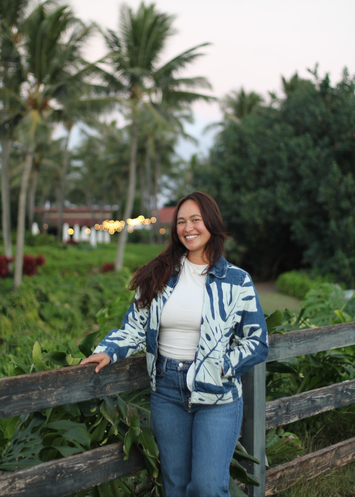 Monstera Denim Jacket
