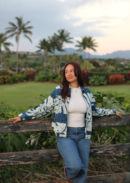 Monstera Denim Jacket