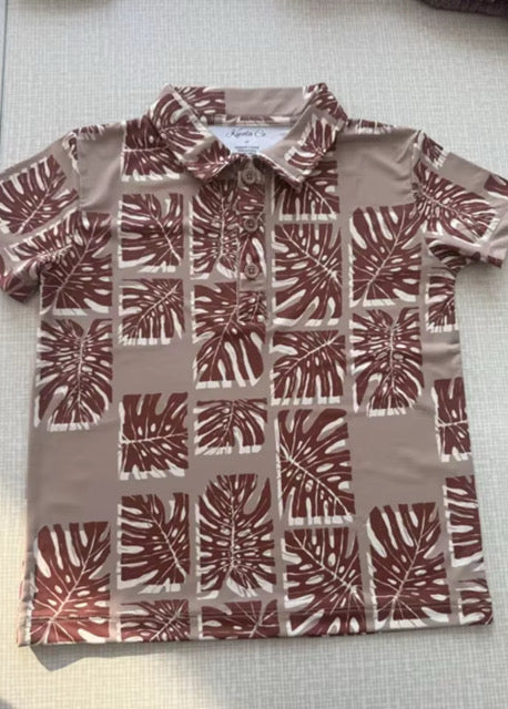 Monstera Boys Polo